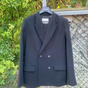 Aritzia Wilfred Oversized Black Blazer